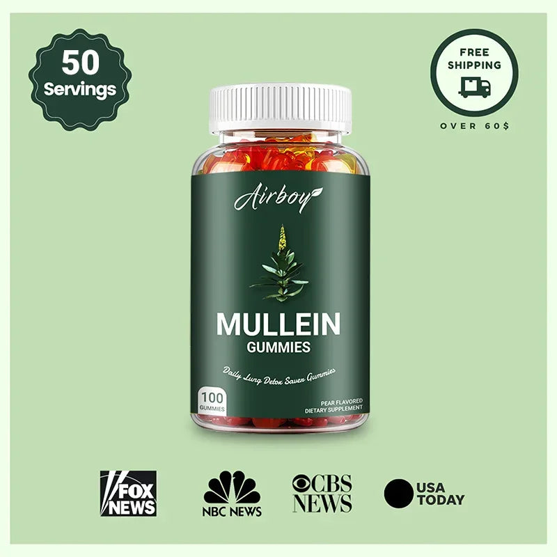 Mullein Gummies - Supports Respiratory Health