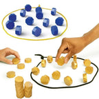 Magnetic Chess Board Game Interactive Magnetic Stones Strategy Game for Adults Kids Portable Travel Desktop