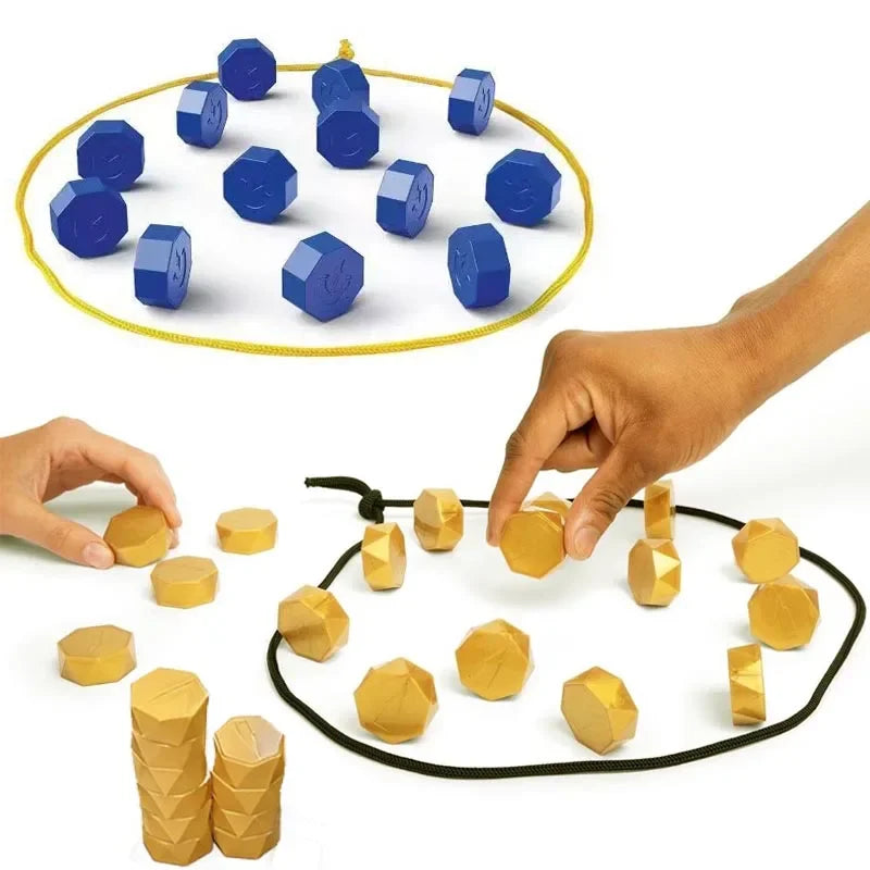 Magnetic Chess Board Game Interactive Magnetic Stones Strategy Game for Adults Kids Portable Travel Desktop