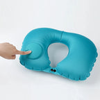 Travel Neck Pillow Inflatable Airplane U-shaped Cervical Orthopedic Portable Foldable