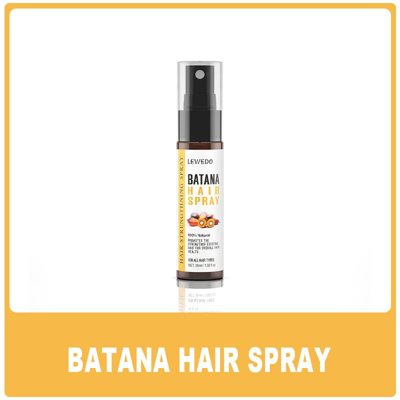100% Pure Batana Hair Care Oil Growth Nourish Reduce Hair Loss Anti-Breakage Thickening