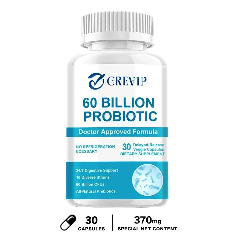 60 Billion Probiotics To Promote Healthy Digestion