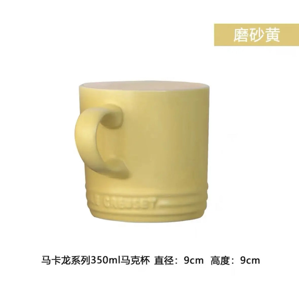 350 Mlnew Creative Macaron Mug Nordic Style Color Gradient Ceramic Cups