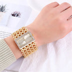 Luxury Noble Gold Ladies Quartz Watch Women's Bracelet