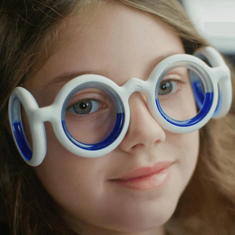 1Pc Anti-Motion Sickness Liquid Glasses Portable Lensless Driving Anti-Sickness For Children Adult