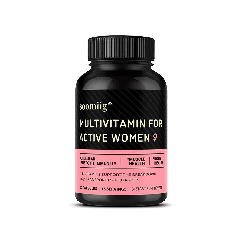 Women's Daily Multivitamin To Support Bone Health Cellular Energy Immune Health