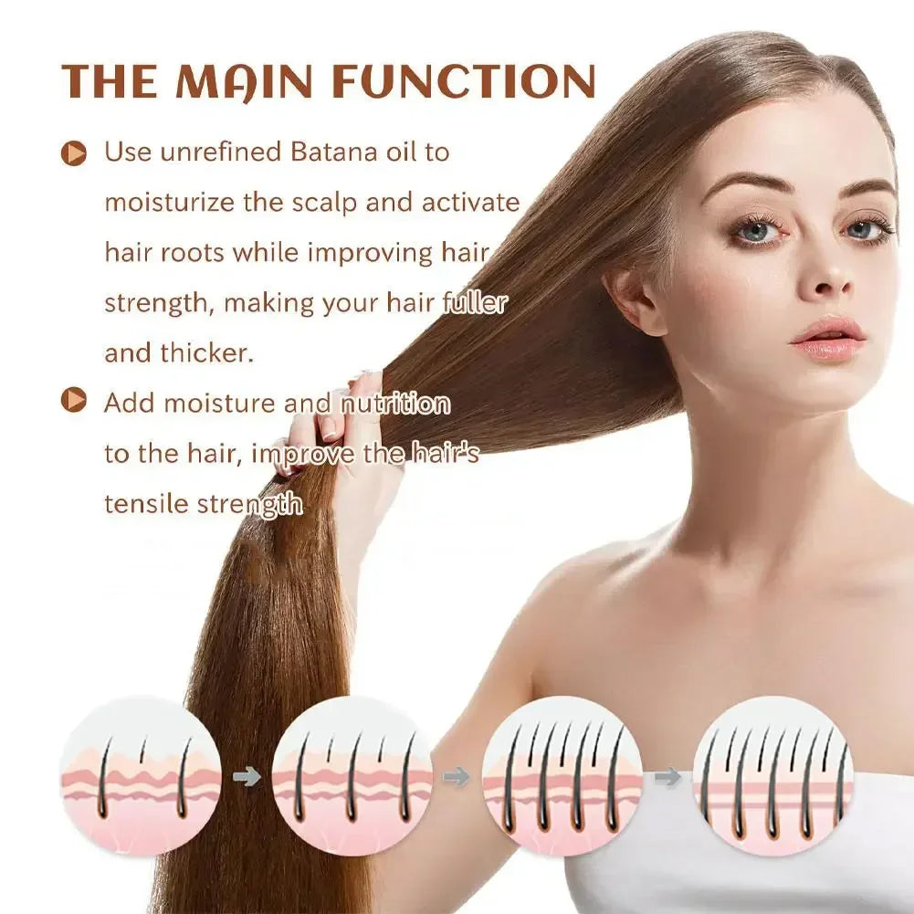 Batana Oil Hair Growth for Men Womenr Anti Hair Loss Scalp Treatment 120ml