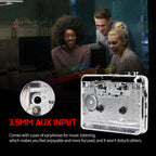 TON010 Cassette Player Portable Tape Recorder USB Cassette Capture To MP3 Format