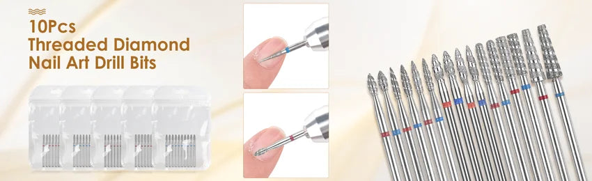 Nail Drill Bits Tool For Electric Manicure Machines  Remove Gel