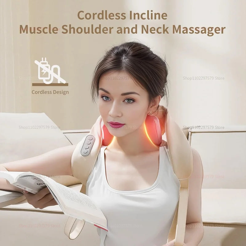 Neck Massager for Pain Relief with Heat