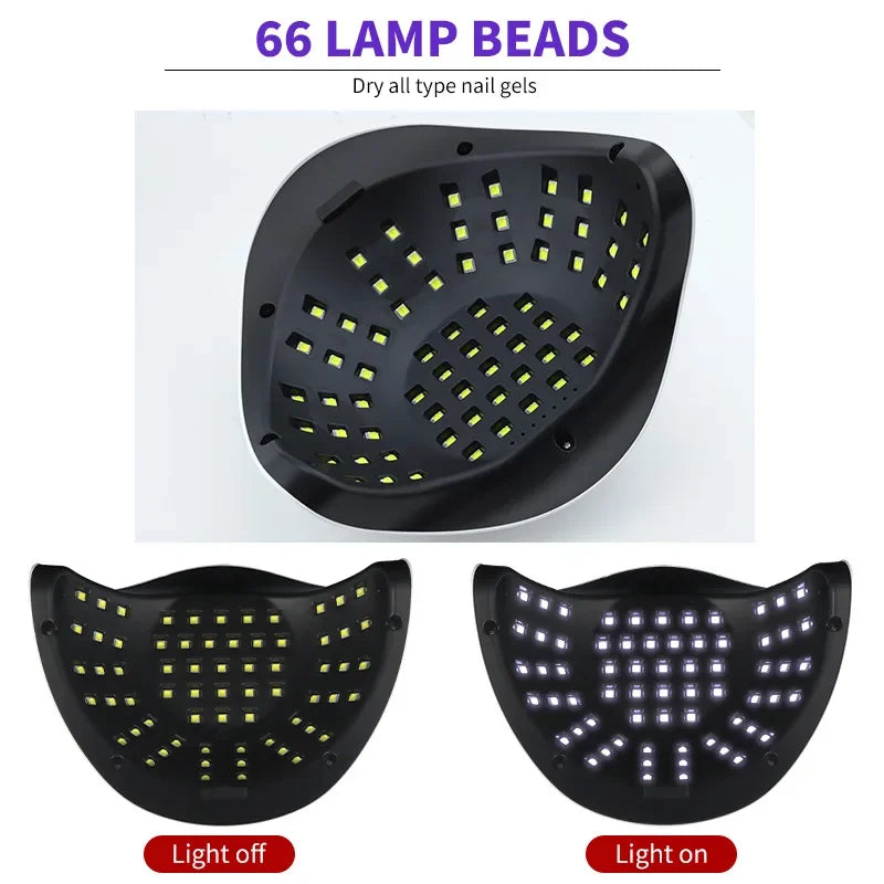 SUN X11 MAX Professional Nail Drying Lamp for Manicure 280W Nails Gel Polish Auto Sensor UV LED