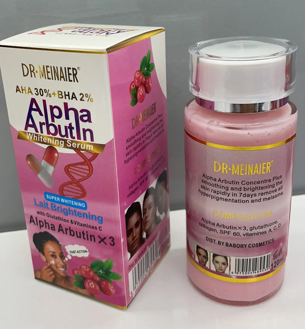 Alpha Arbutin Serum AHA 30% BHA 2% Keeps Face Smooth Brightening Moisturizing Improving Dullness Dark Skin