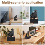 Desktop Waterfall Decoration Flowing Water Small Living Room Office Tabletop Fountain