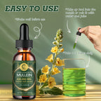 Mullein Drops for Lungs Detox & Cleanse