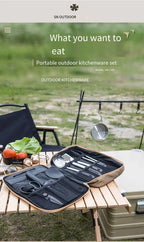 Travel Kitchen Utensils Set 8-Piece Camping