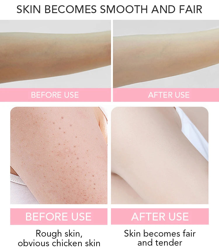 500ml Almond Whitening Body Lotion & Scrub Body Wash Exfoliating Moisturizing Whitening Skin Lightening Increase Skin Radiance