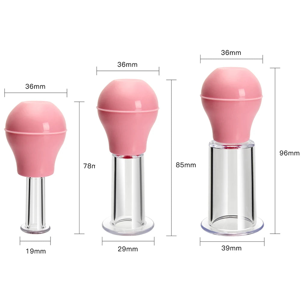 Facial Massage Cups Rubber Vacuum Skin Lifting Anti Cellulite Massager for Face/Body Cups