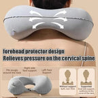 Travel Neck Pillow Inflatable Airplane U-shaped Cervical Orthopedic Portable Foldable