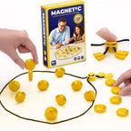 Magnetic Chess Board Game Interactive Magnetic Stones Strategy Game for Adults Kids Portable Travel Desktop
