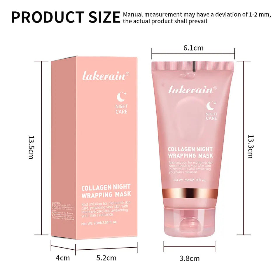 75ml Collagen Overnight Peel Off Facial Mask Korean