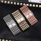 Luxury Noble Gold Ladies Quartz Watch Women's Bracelet