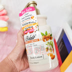 500ml Almond Whitening Body Lotion & Scrub Body Wash Exfoliating Moisturizing Whitening Skin Lightening Increase Skin Radiance