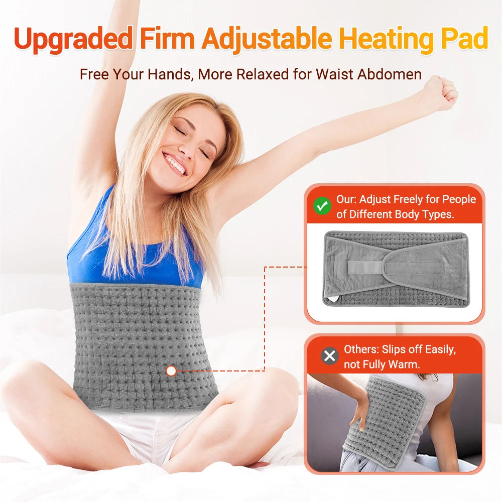 Multifunctional Thermal Electric Heating Pad Waist Lumbar Back Brace Band Support Warmth