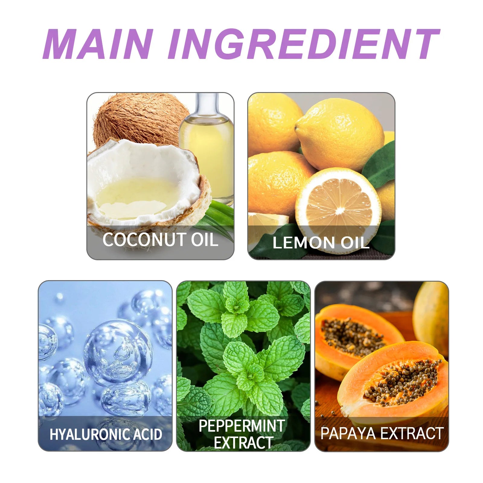 Purple Whitening Teeth Stickers 14 Pairs