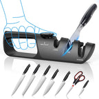 Knife Sharpener 5 in 1 Adjustable Angle Scissors Sharpening