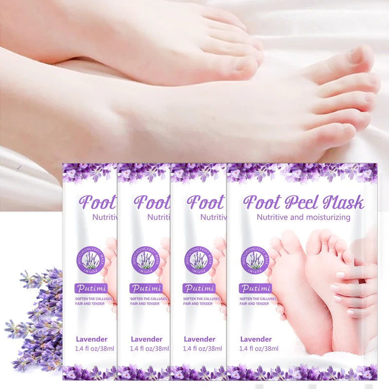 6 packs Exfoliating Foot Mask Dead Skin Remover Moisturizing