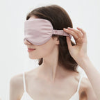 100% Mulberry Silk Sleep Mask Men Women Eye Cover Total Blackout Size 20 X 8.5cm
