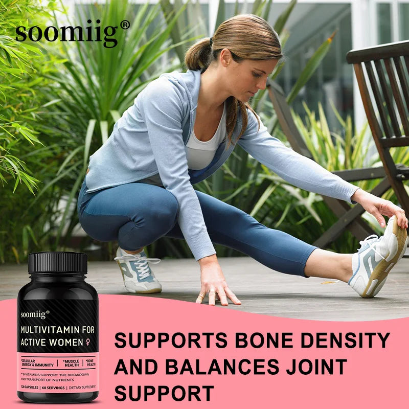 Women's Daily Multivitamin To Support Bone Health Cellular Energy Immune Health