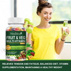 Mulittea Natural Vegetable & Fruit Gummies Daily