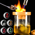 Cocktail Smoker Kit 4 Wood Chips Old Fashioned Whiskey Smoker Drink Accessories