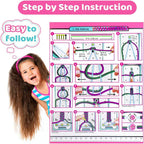 Friendship Bracelet Making Kit for Girls DIY Craft Birthday Christmas Gifts Travel Activities