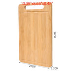 Wooden Cutting Board For Meat Bamboo Fruit Vegetables Chopping Panel