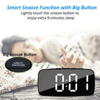 Super Loud Vibrating Alarm Clock with Bed Shaker Multifunctional Dual USB for Heavy Sleeper Deaf Hard of Hearing Snooze