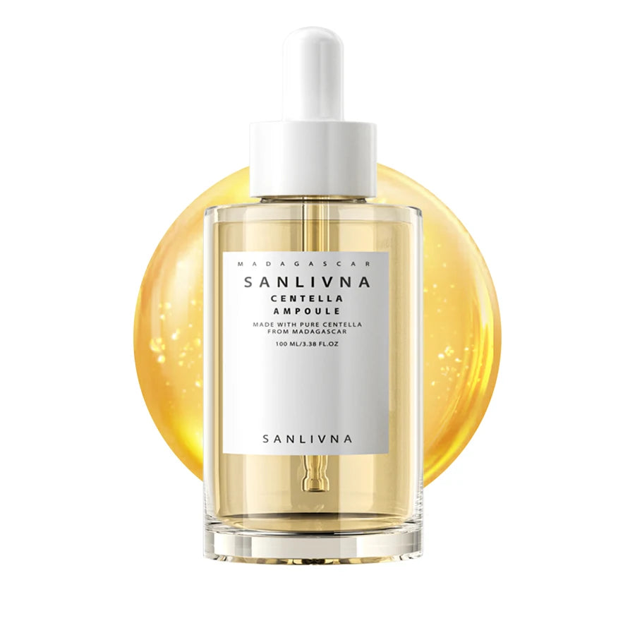 Madagascar Centella Asiatica Ampoule Facial Serum Sensitive Skin  Moisturizing Firming Korean Skin Care