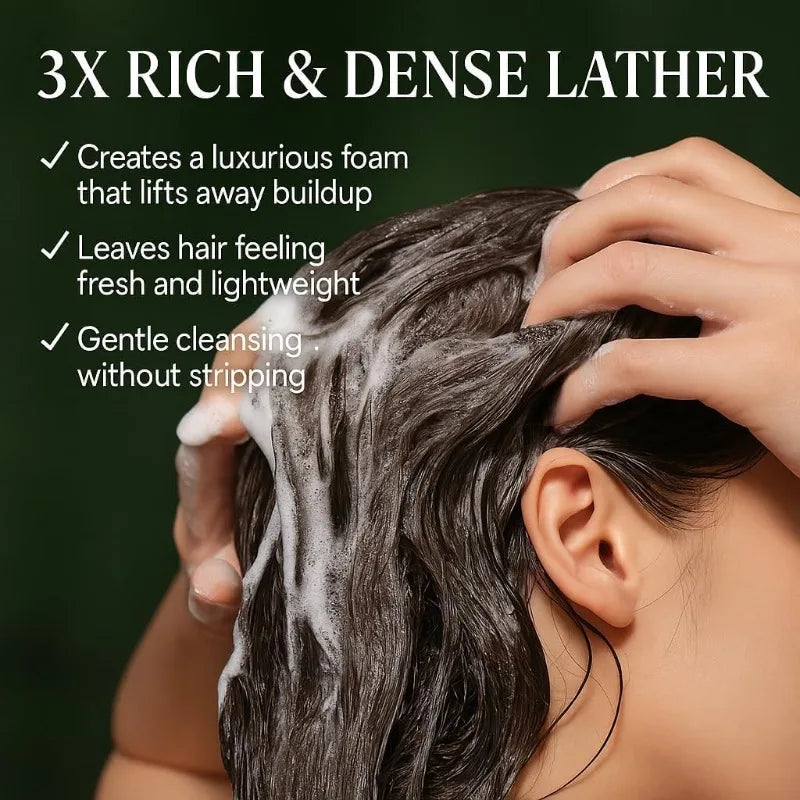 Herbal Extracts Arborvitae Leaf Usman Grass Shampoo Bar