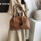 Big Size Women Bags Suede Large Capacity Shoulder Crossbody With Long Strap