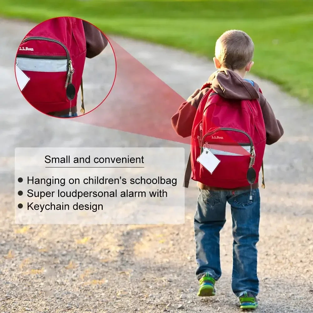 120dB Safe Sound Alarm Self-defense Keychain Emergency Attack Protect Alert Personal Safety Alarm Keychain
