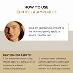Madagascar Centella Asiatica Ampoule Facial Serum Sensitive Skin  Moisturizing Firming Korean Skin Care