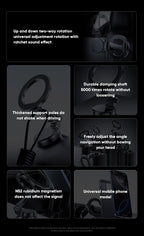 1080 Magsafe Car Cell Phone Holder For iPhone 17 16 Pro Max Plus