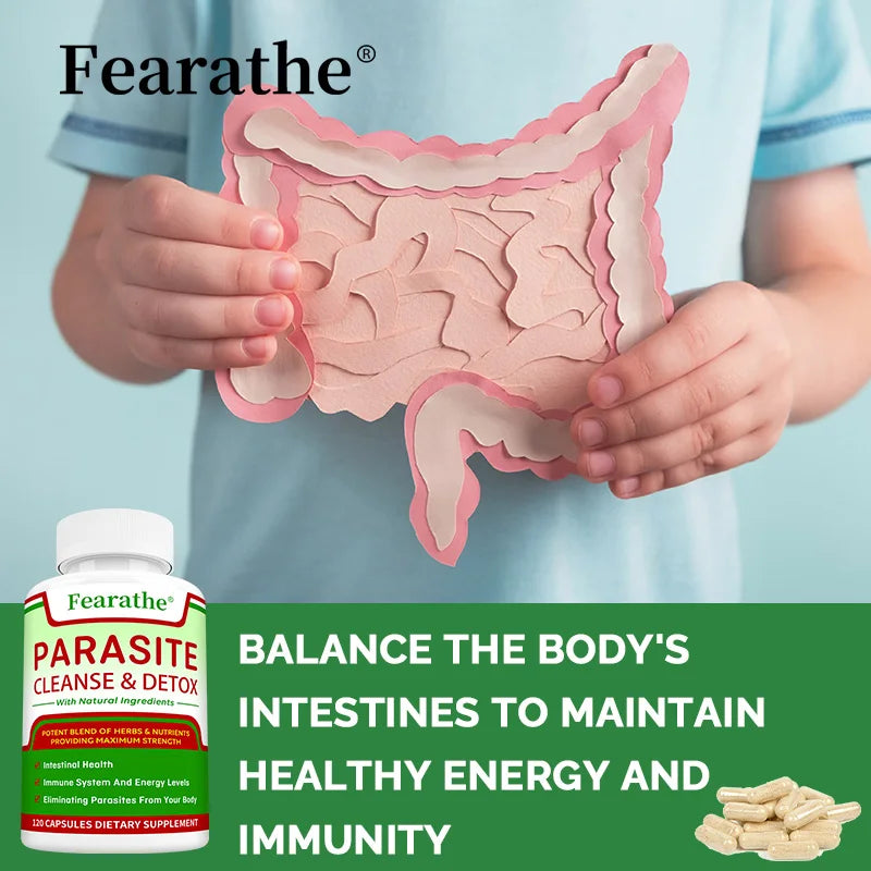 Parasite Cleanse Bowel Cleansing Supplement Digestive Health Immune Health Parasite Removal Natural Gut Health