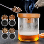 Cocktail Smoker Kit 4 Wood Chips Old Fashioned Whiskey Smoker Drink Accessories