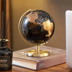 Retro World Globe Learning Map Kids Study Desk Geography Education