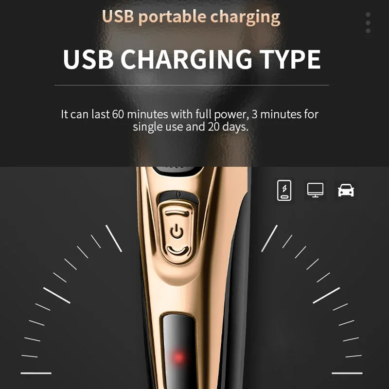 Kemei 3in1 grooming kit electric shaver for men rechargeable