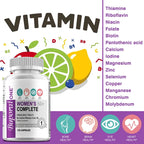 Women’s 50+ Complete Multivitamin Supports Brain, Heart, Digestive and Immune System Health Boosts Metabolism