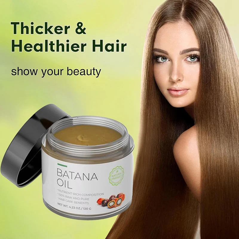 Raw Batana Oil for Hair Growth 100% Natural Prevent Hair Loss Men and Women Increase Hair Thickness and Smoothness