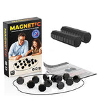 Magnetic Chess Board Game Interactive Magnetic Stones Strategy Game for Adults Kids Portable Travel Desktop